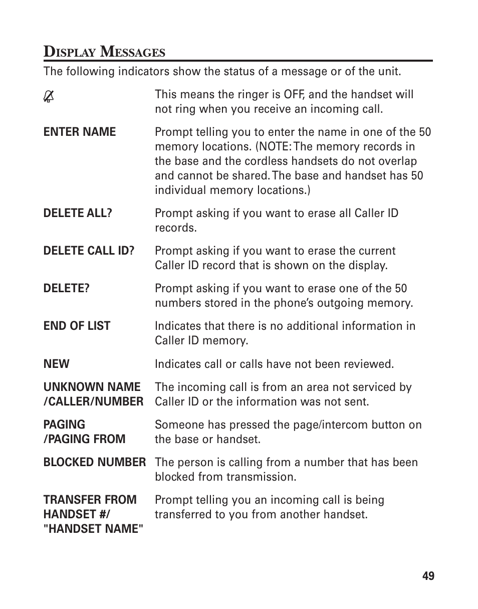 GE 21025/26 User Manual | Page 49 / 120