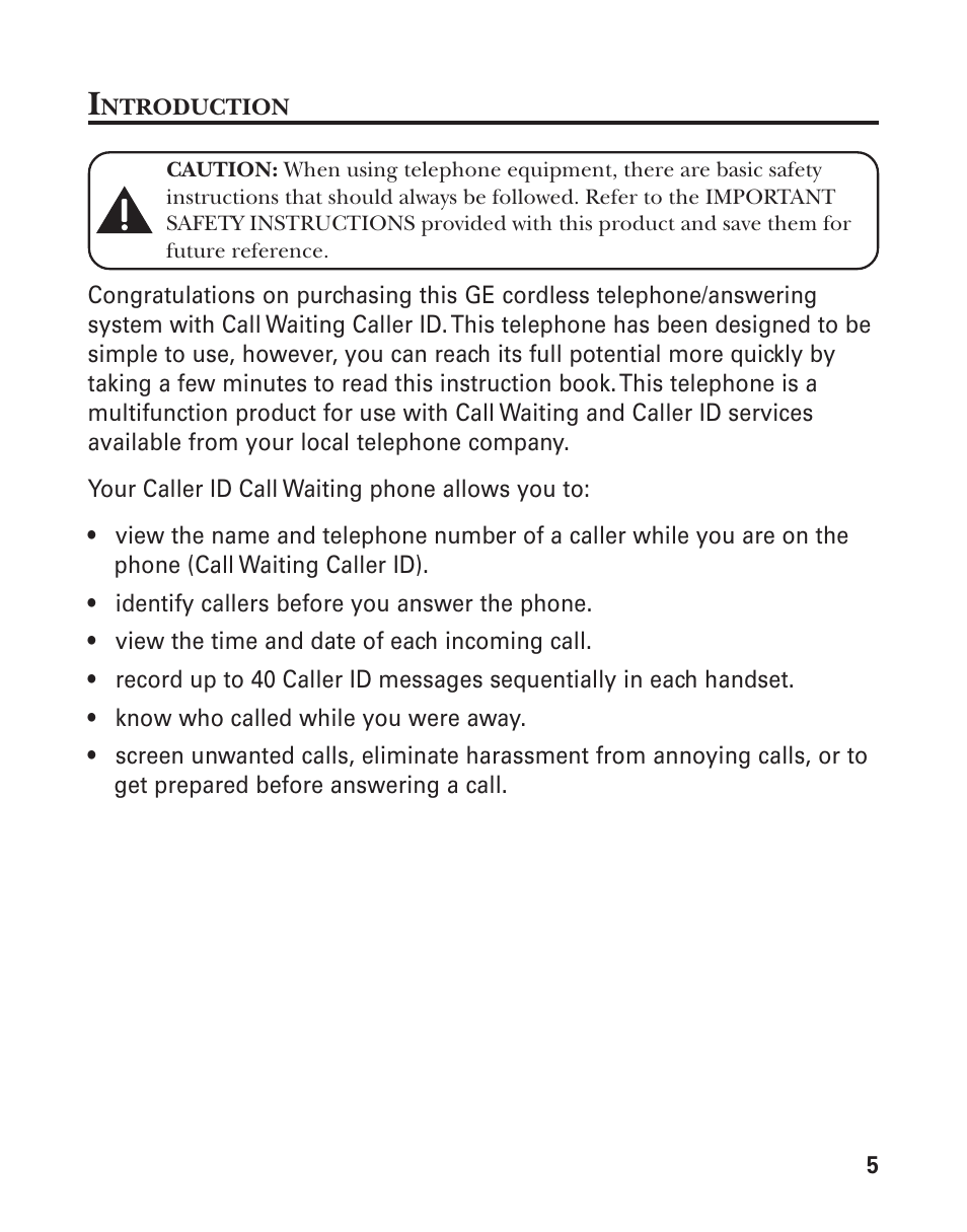 GE 21025/26 User Manual | Page 5 / 120