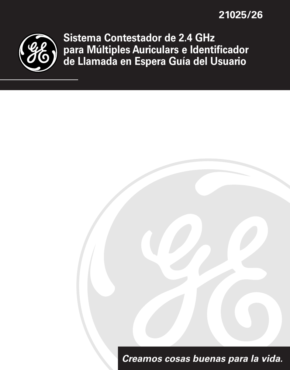 GE 21025/26 User Manual | Page 61 / 120