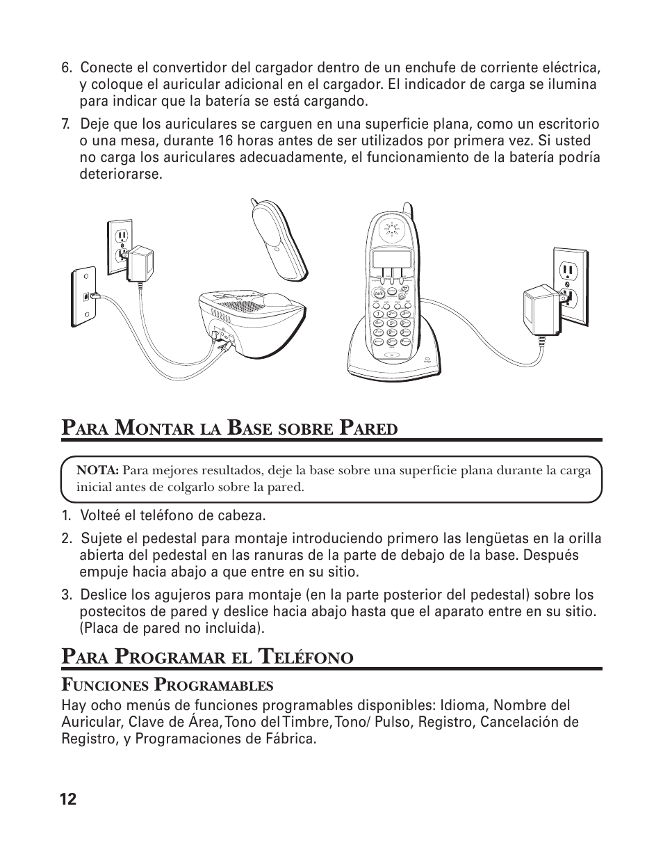 Ontar, Sobre, Ared | Rogramar, Eléfono, Unciones, Rogramables | GE 21025/26 User Manual | Page 72 / 120