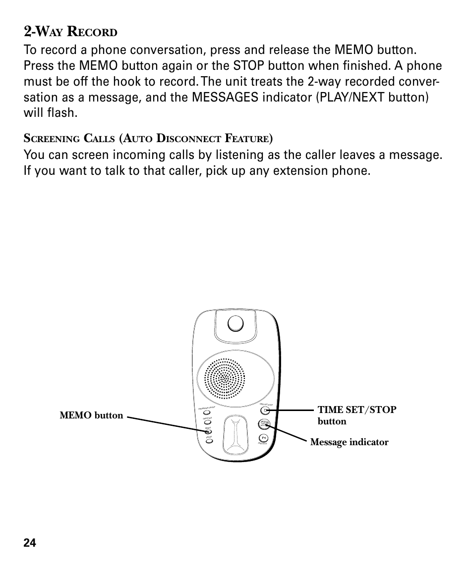 Ecord | GE 29879 User Manual | Page 24 / 76