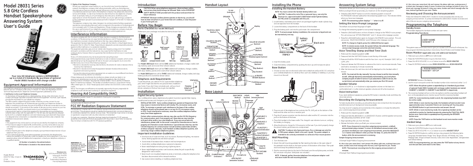 GE 00007707 User Manual | 4 pages