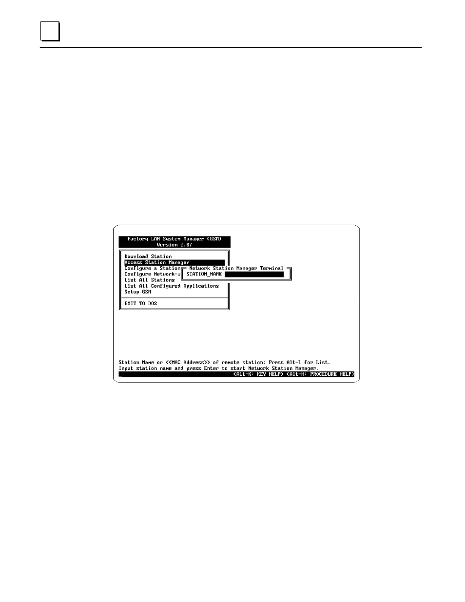 Access station manager screen | GE GEFanuc Automation Programmable Control Products TCP/IP Ethernet Communications for the Series 90t-70 PLC GFK-1004B User Manual | Page 84 / 268