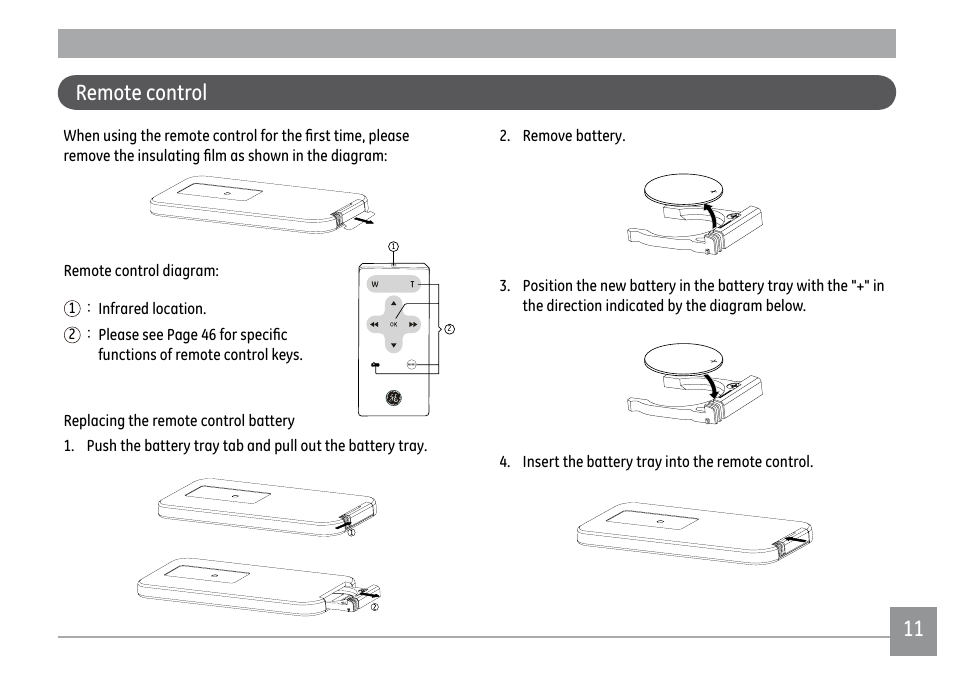 GE PJ1 User Manual | Page 14 / 91