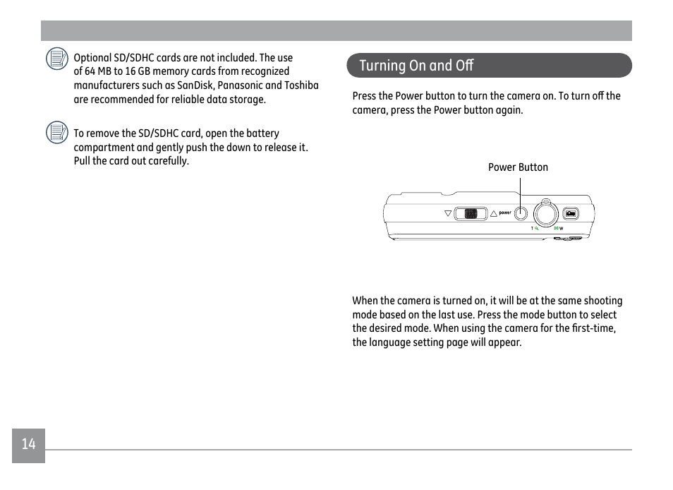 GE PJ1 User Manual | Page 17 / 91