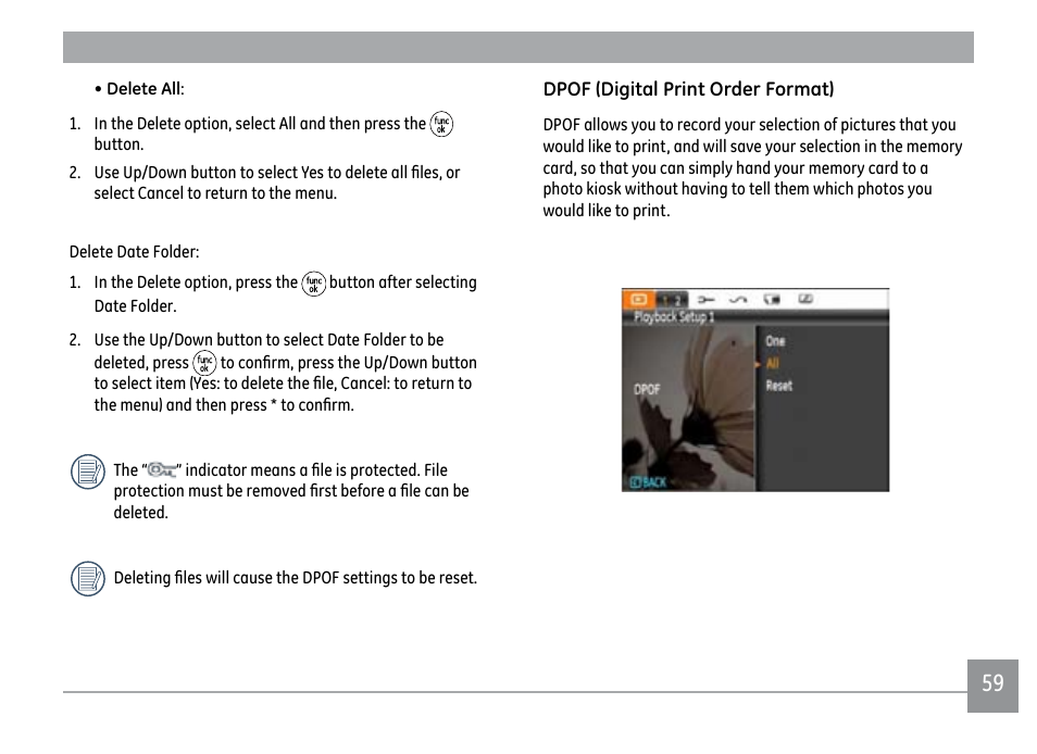 GE PJ1 User Manual | Page 62 / 91