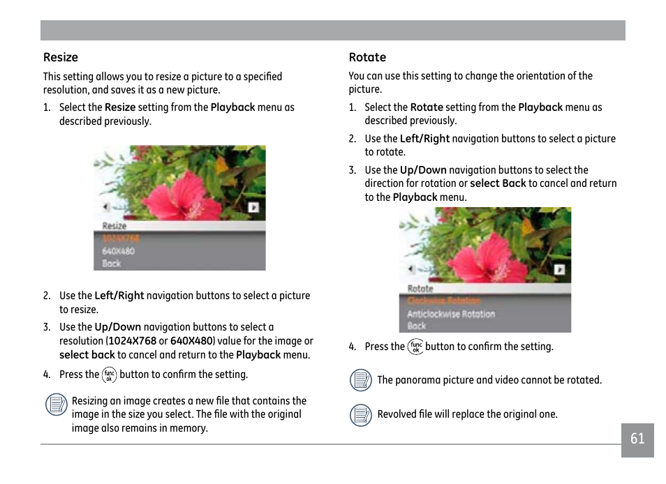 GE PJ1 User Manual | Page 64 / 91