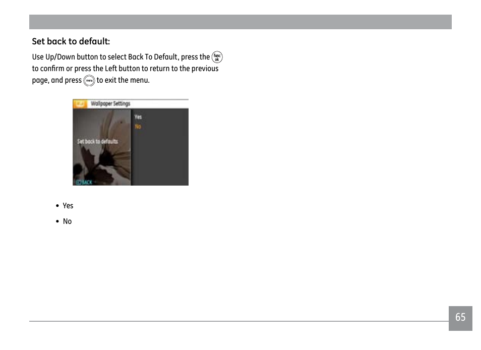 GE PJ1 User Manual | Page 68 / 91