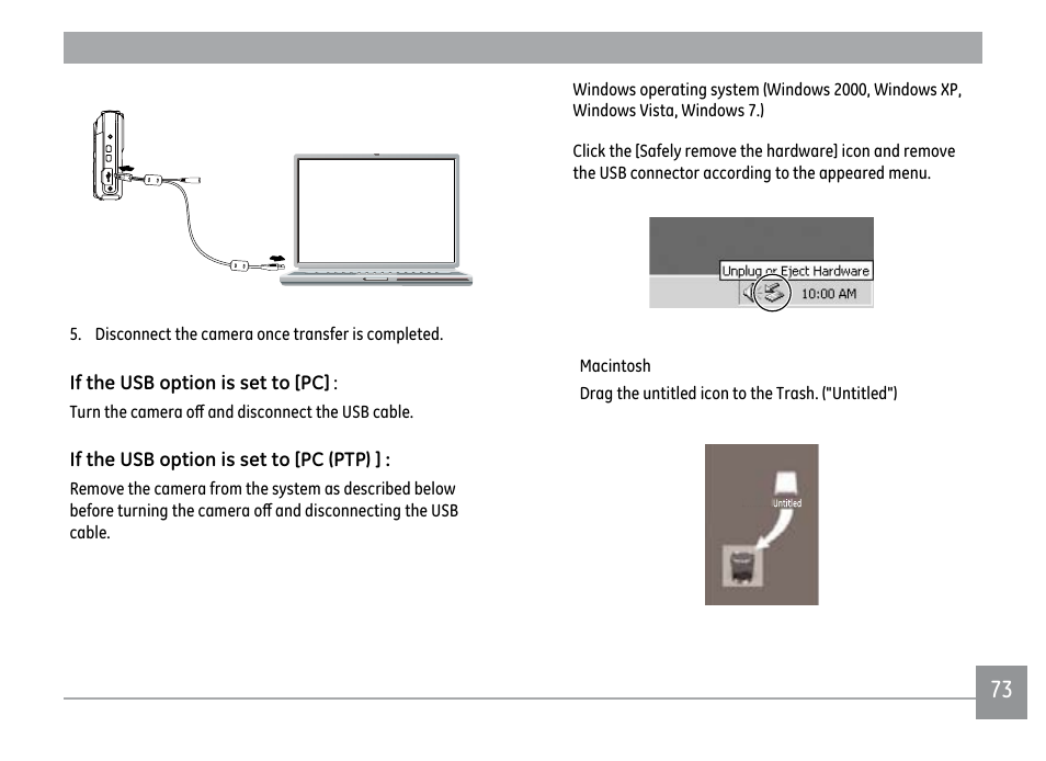 GE PJ1 User Manual | Page 76 / 91