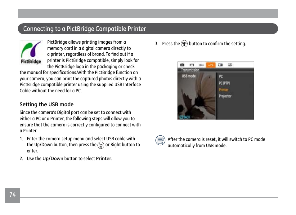 GE PJ1 User Manual | Page 77 / 91