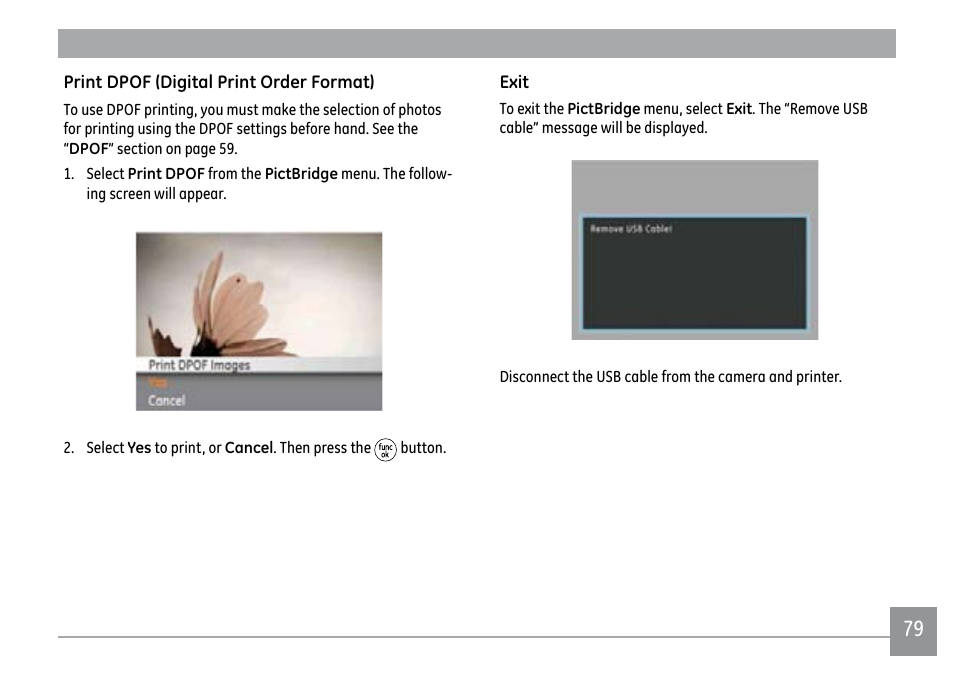 GE PJ1 User Manual | Page 82 / 91