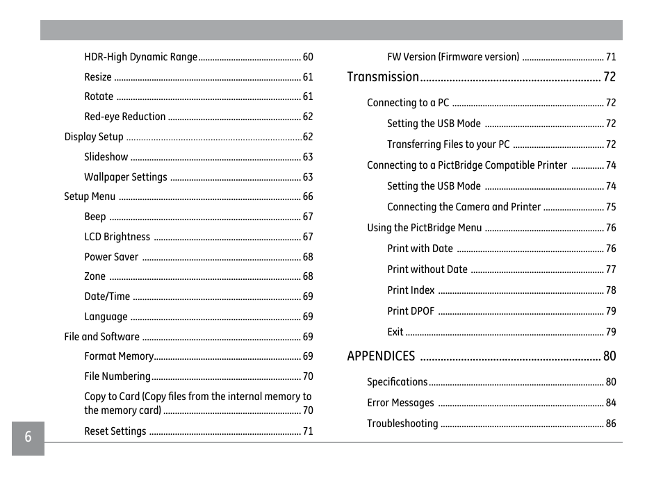 GE PJ1 User Manual | Page 9 / 91