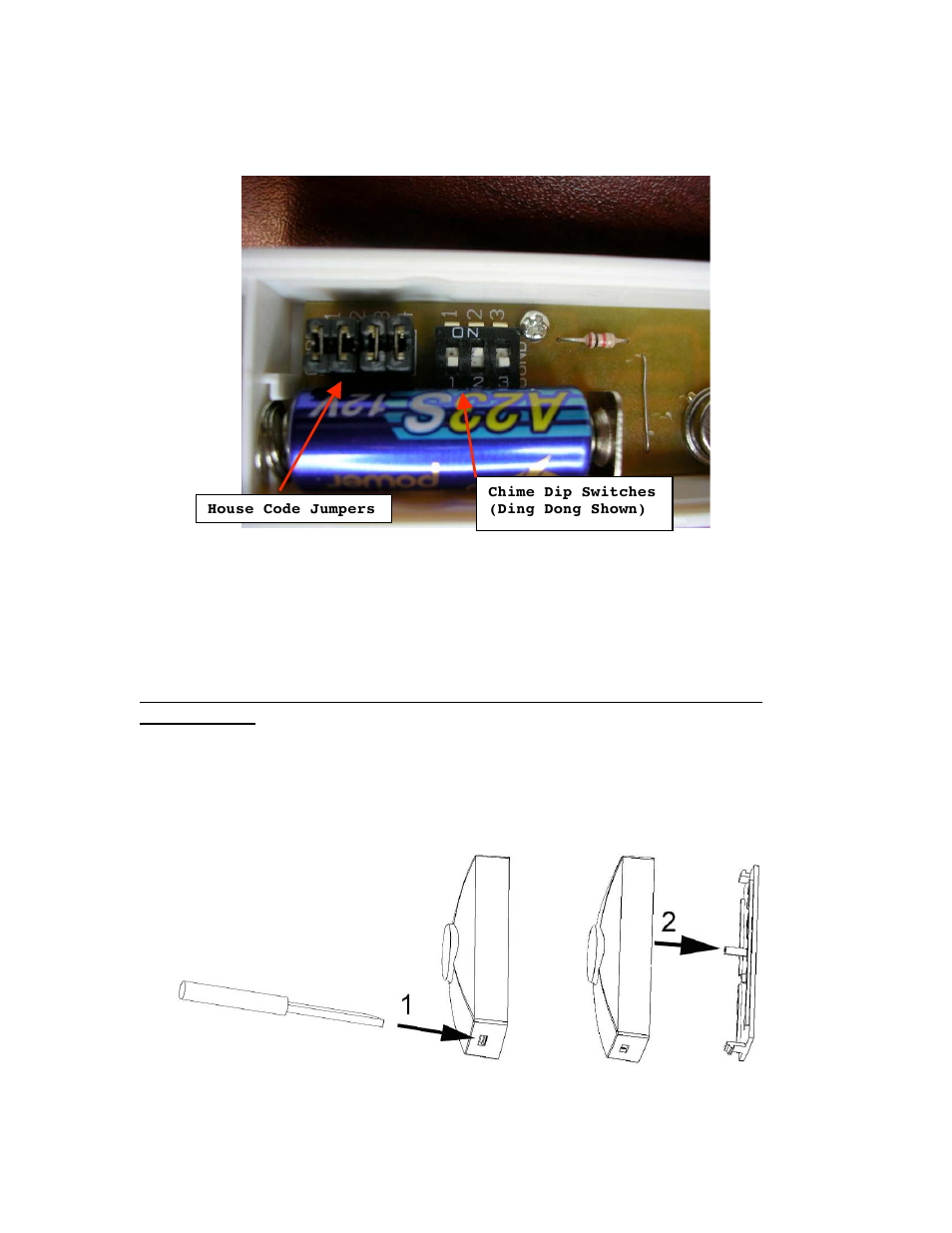 Setting the house security code | GE 19208 User Manual | Page 3 / 9