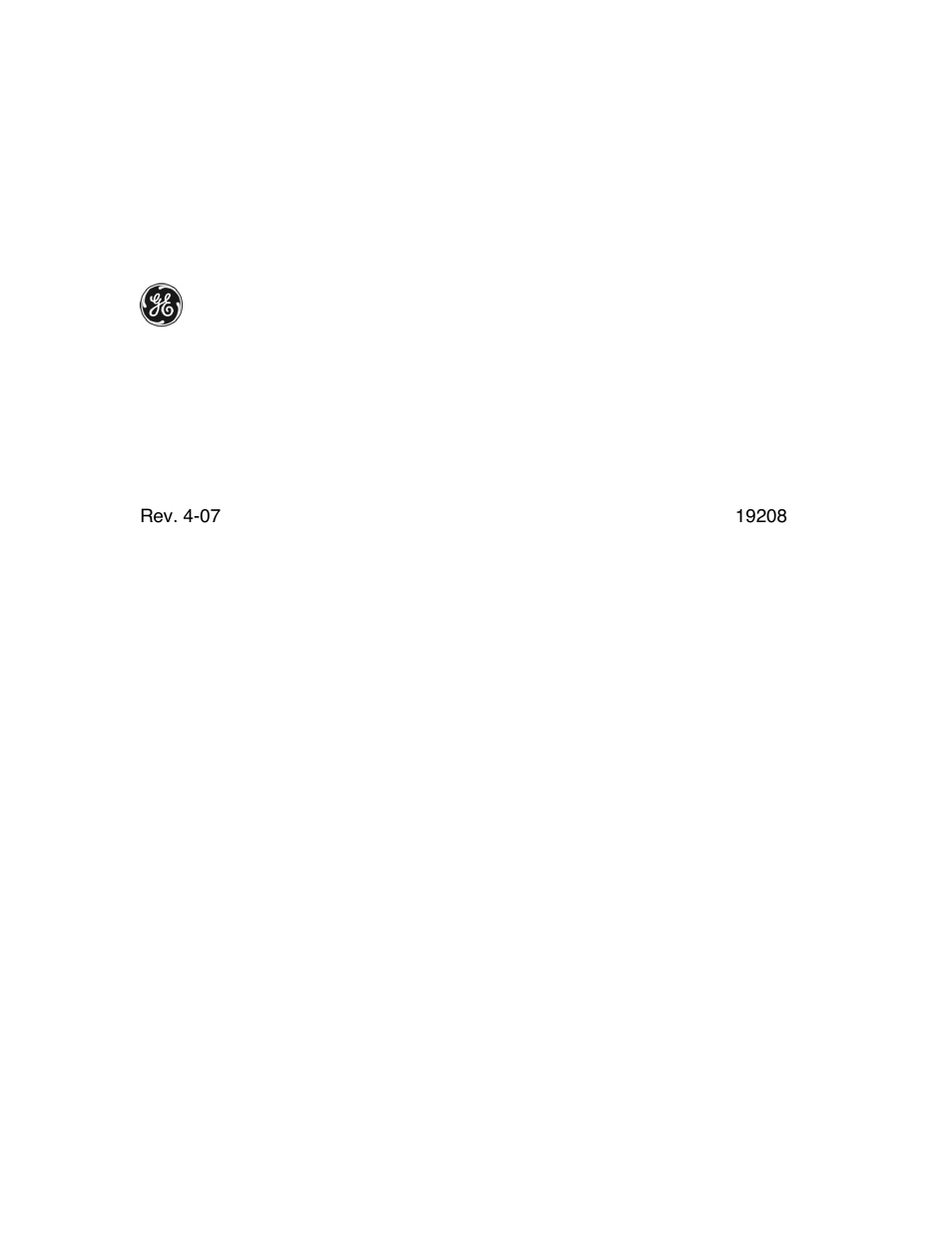 GE 19208 User Manual | Page 9 / 9