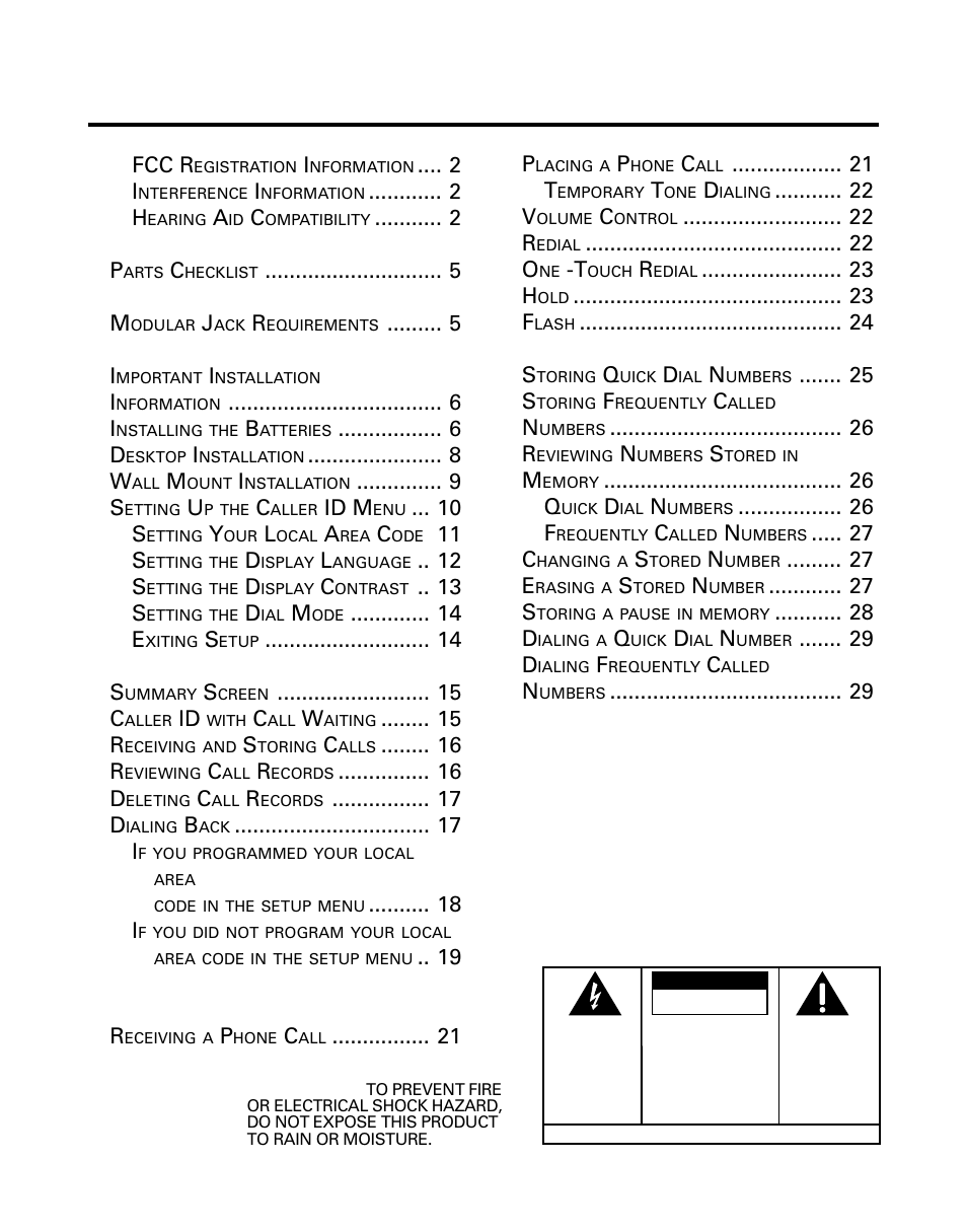 Able, Ontents | GE 29299 User Manual | Page 3 / 72