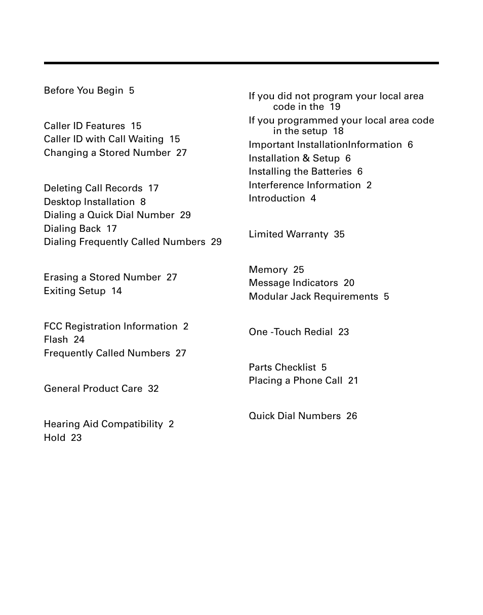 Index, Ndex | GE 29299 User Manual | Page 33 / 72