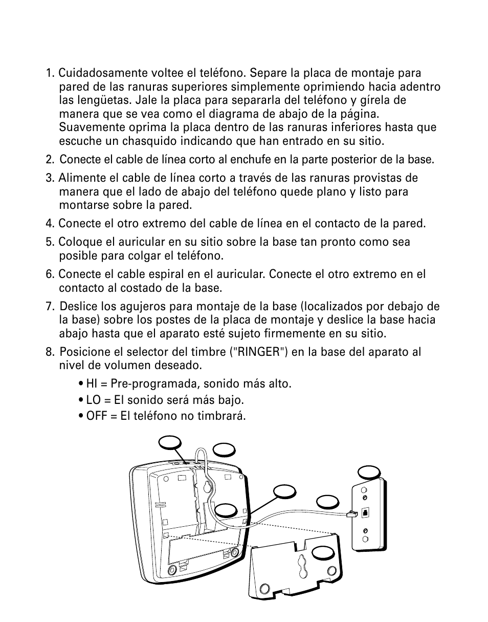 Instalación sobre pared, Nstalación, Sobre | Ared | GE 29299 User Manual | Page 45 / 72