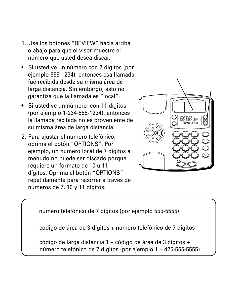 Usted, Programó, Código | Área, Menú, Programación, Área en | GE 29299 User Manual | Page 54 / 72