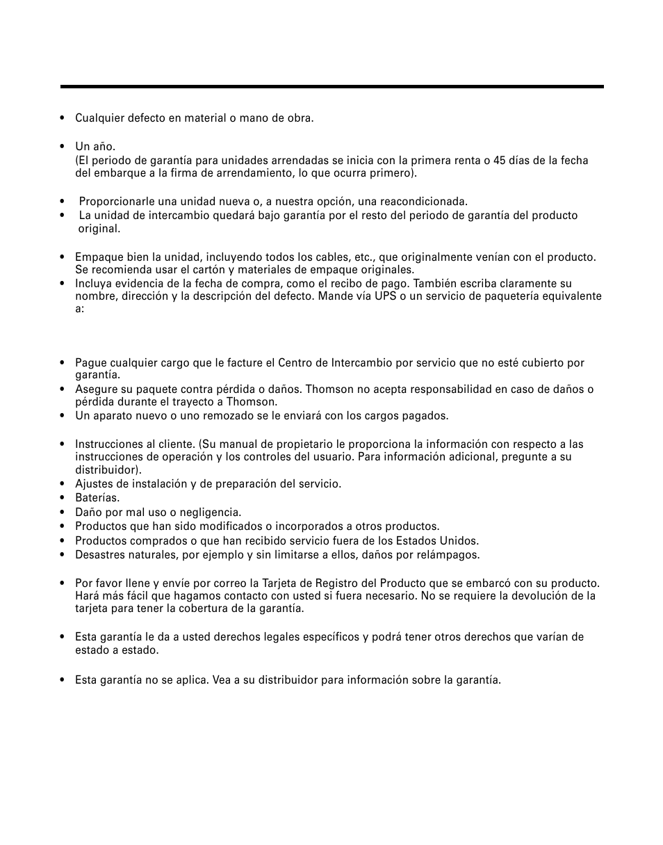 Garantía limitada, Arantía, Limitada | A limitada 35 | GE 29299 User Manual | Page 71 / 72