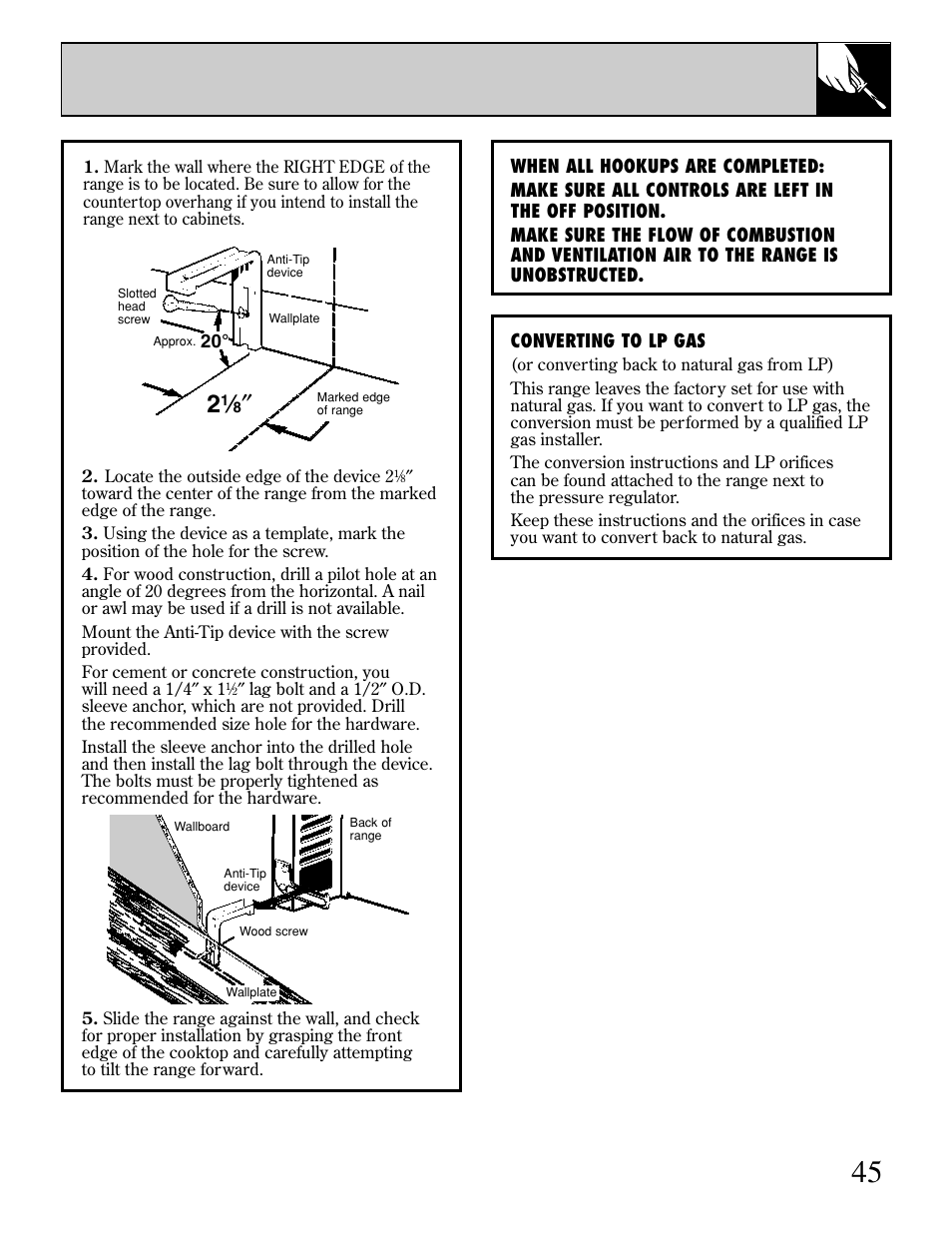 GE EGR3000 User Manual | Page 45 / 52