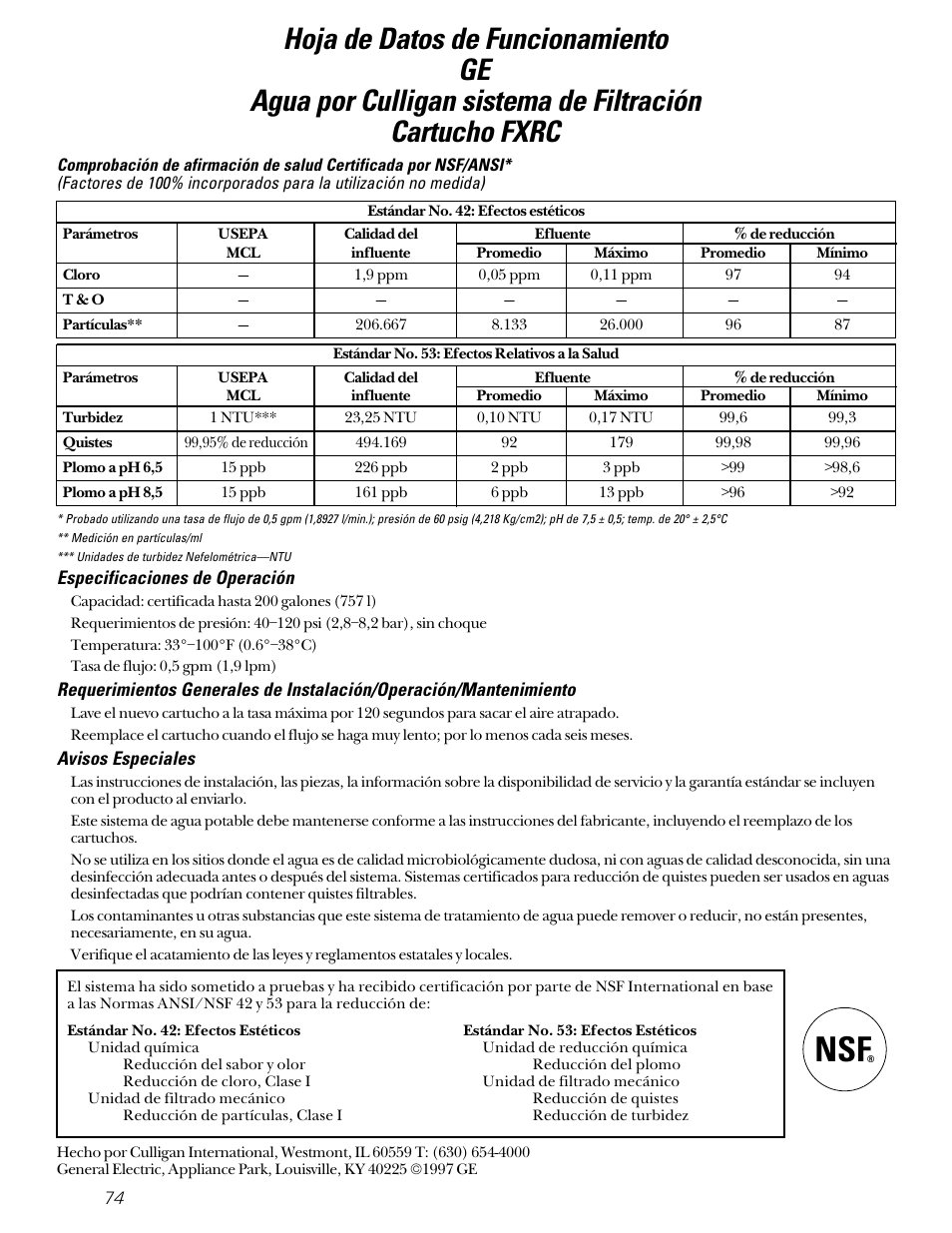 GE 49-60080 7-00 JR User Manual | Page 74 / 76