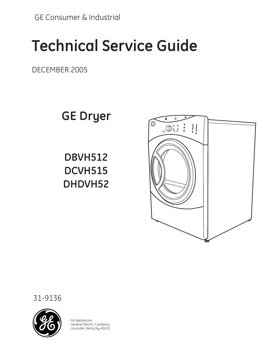 GE DCVH515 User Manual | 50 pages