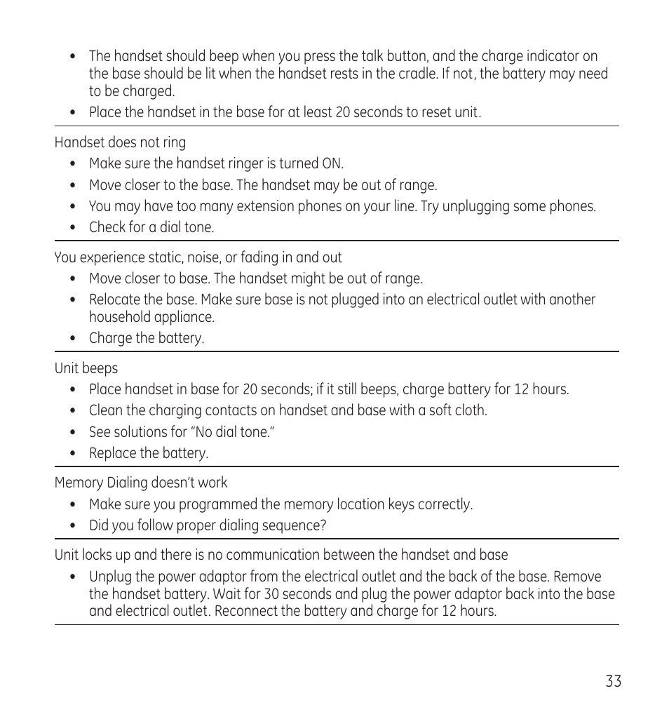 GE 28115 Series User Manual | Page 33 / 84