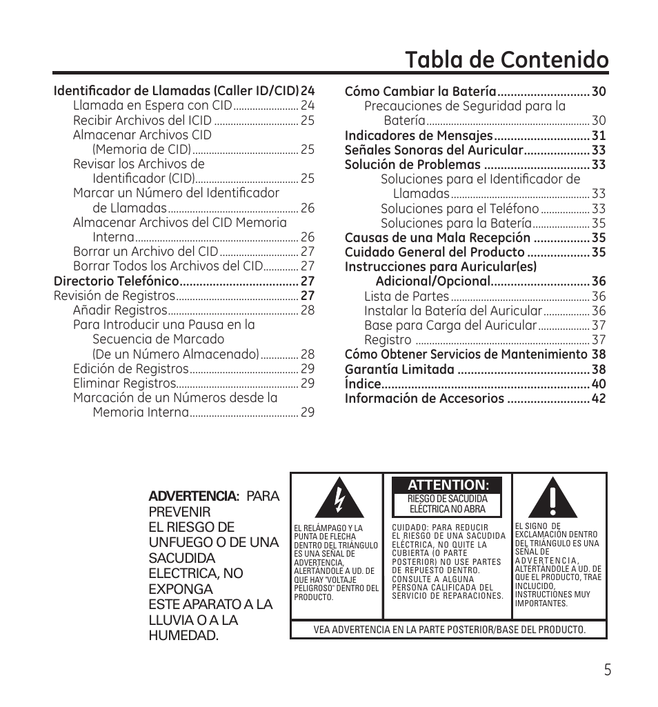 GE 28115 Series User Manual | Page 47 / 84