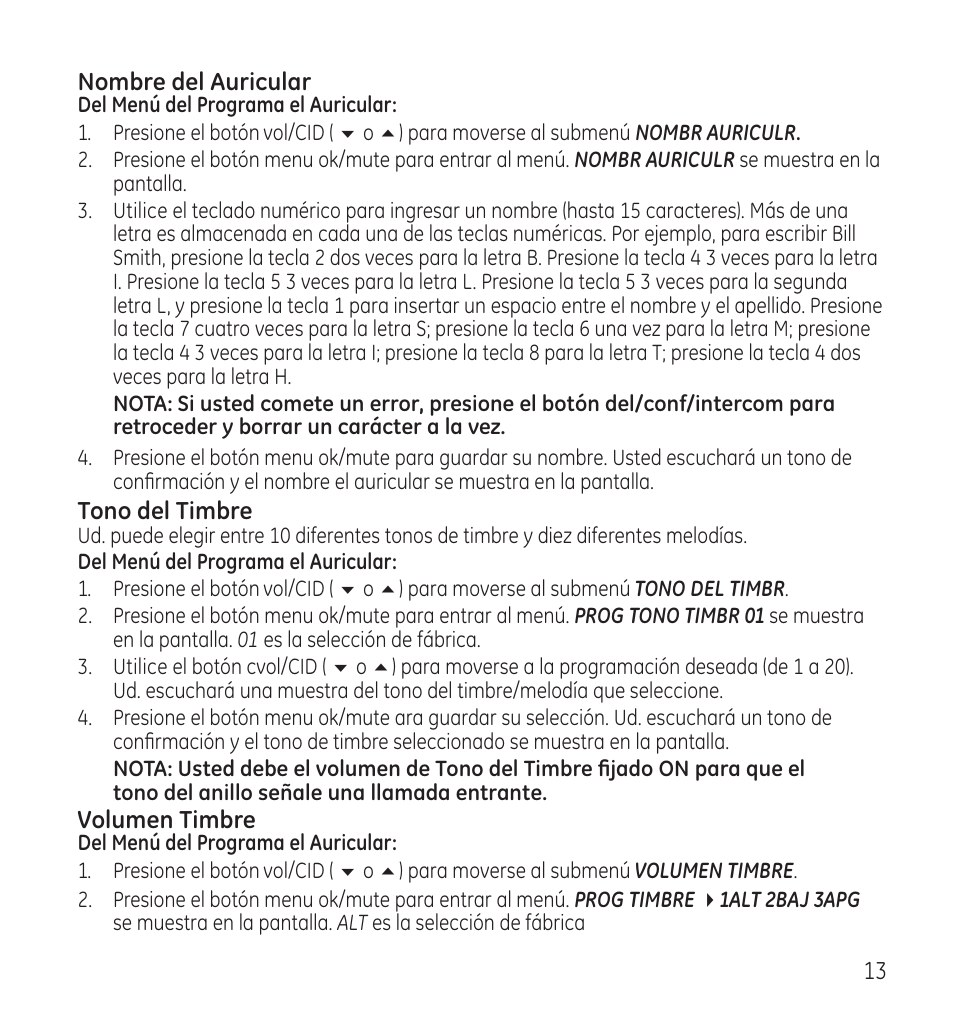 GE 28115 Series User Manual | Page 55 / 84