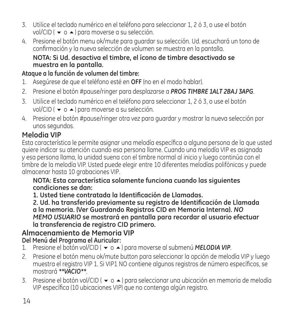 GE 28115 Series User Manual | Page 56 / 84