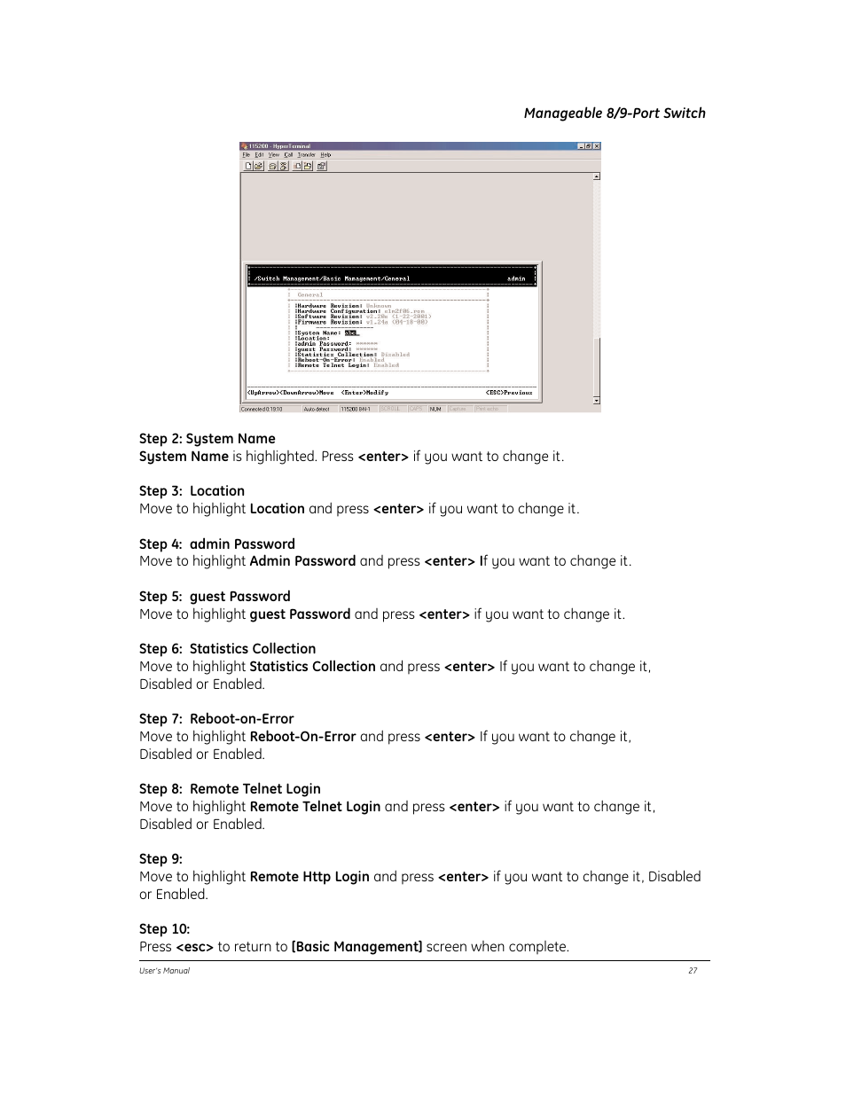GE EtherNAV D7600 Series User Manual | Page 31 / 90