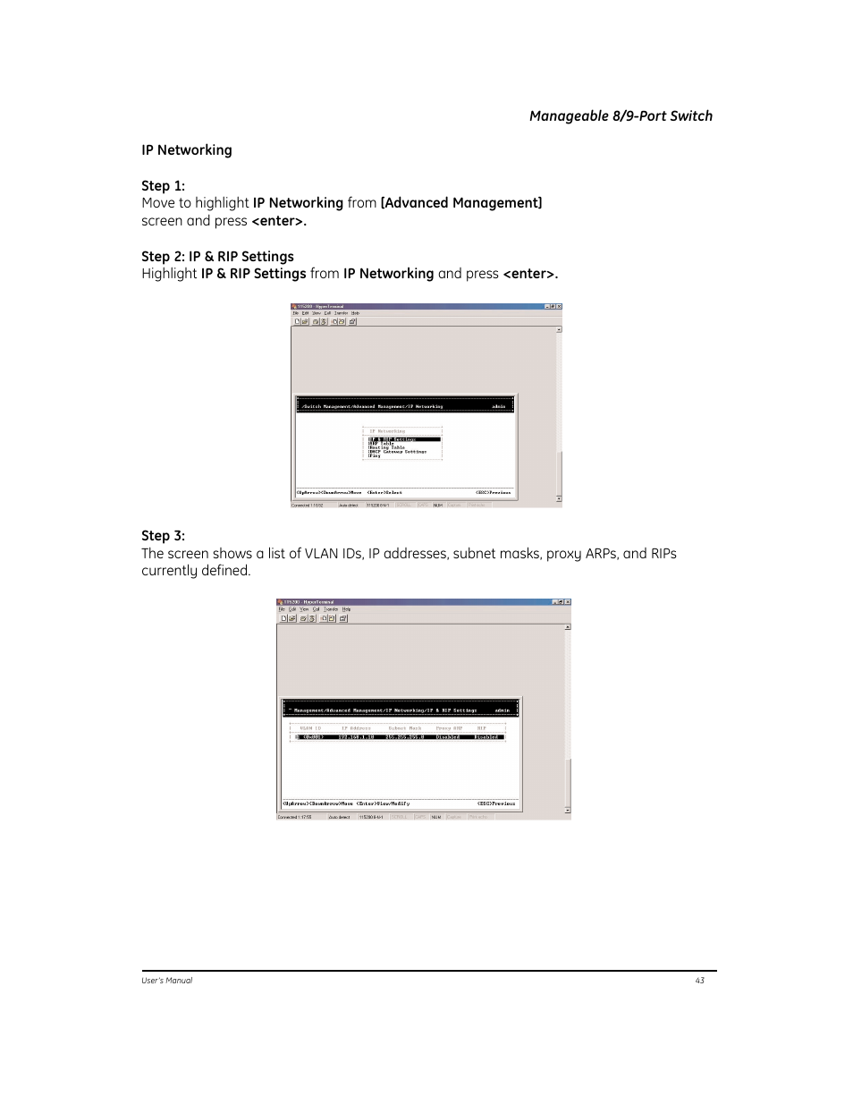 GE EtherNAV D7600 Series User Manual | Page 47 / 90