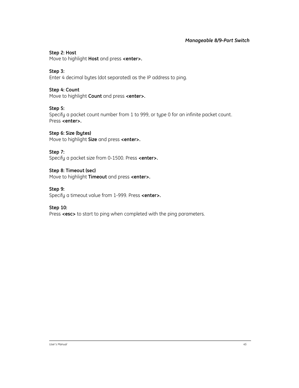 GE EtherNAV D7600 Series User Manual | Page 49 / 90