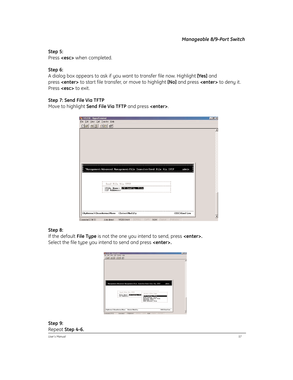 GE EtherNAV D7600 Series User Manual | Page 61 / 90