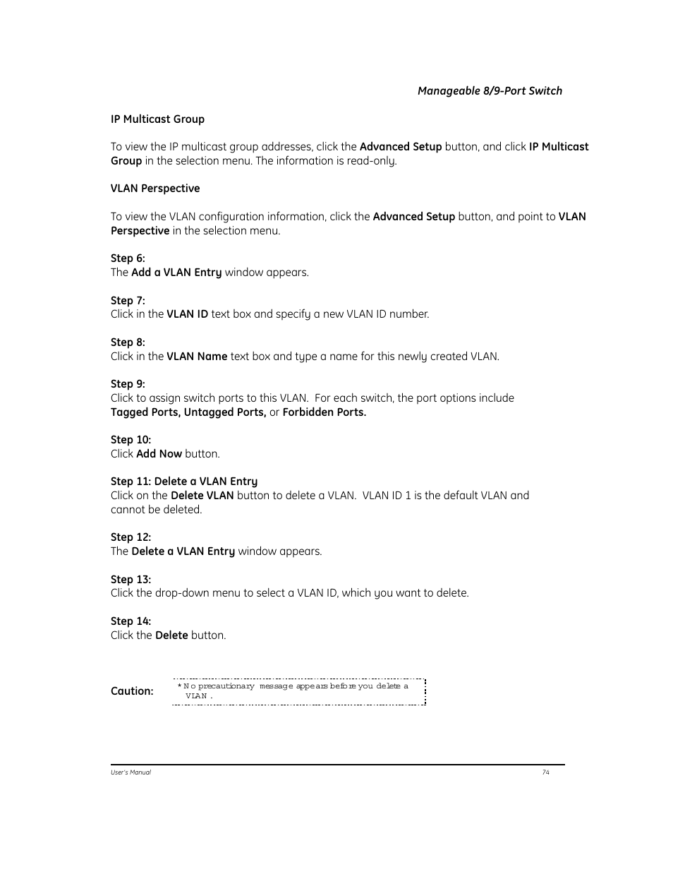 GE EtherNAV D7600 Series User Manual | Page 78 / 90