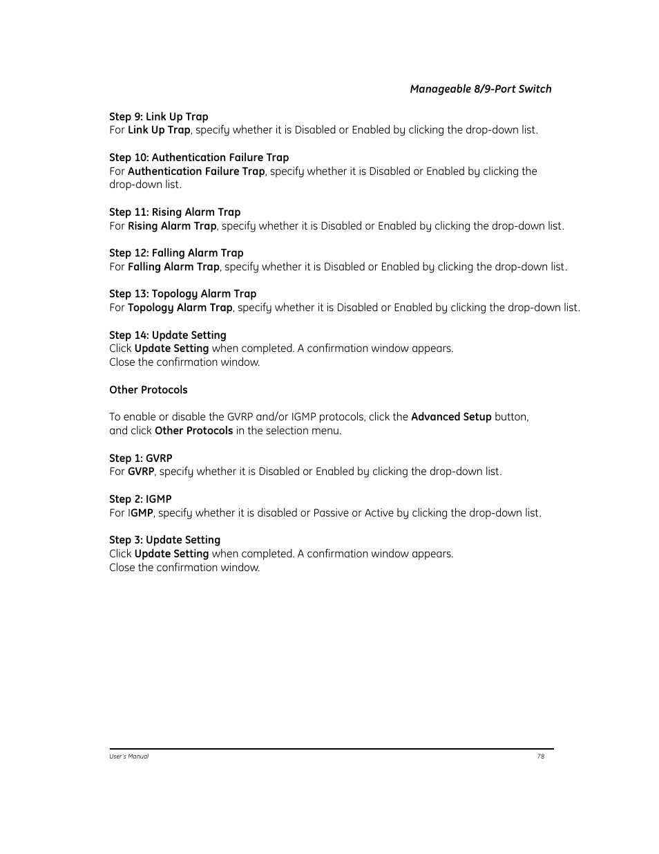 GE EtherNAV D7600 Series User Manual | Page 82 / 90