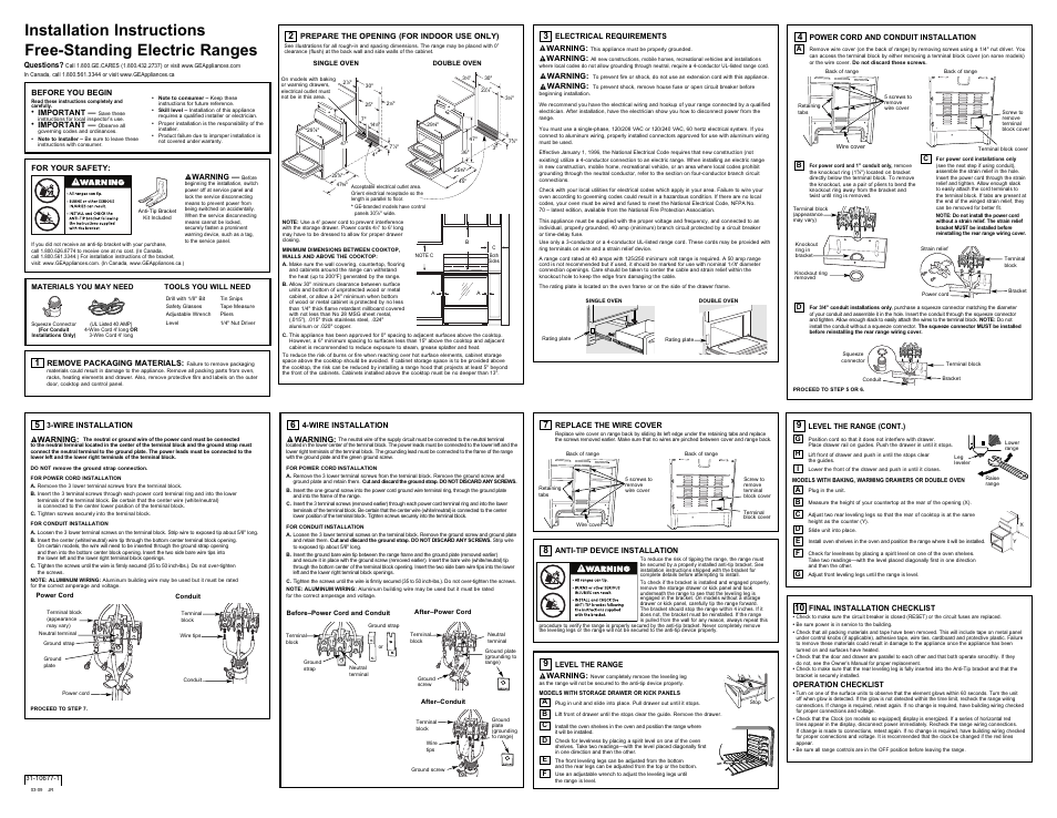 GE 31-10677-1 User Manual | 2 pages