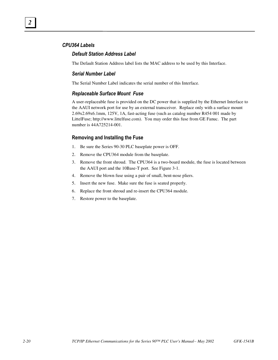 GE GFK-1541B User Manual | Page 33 / 240