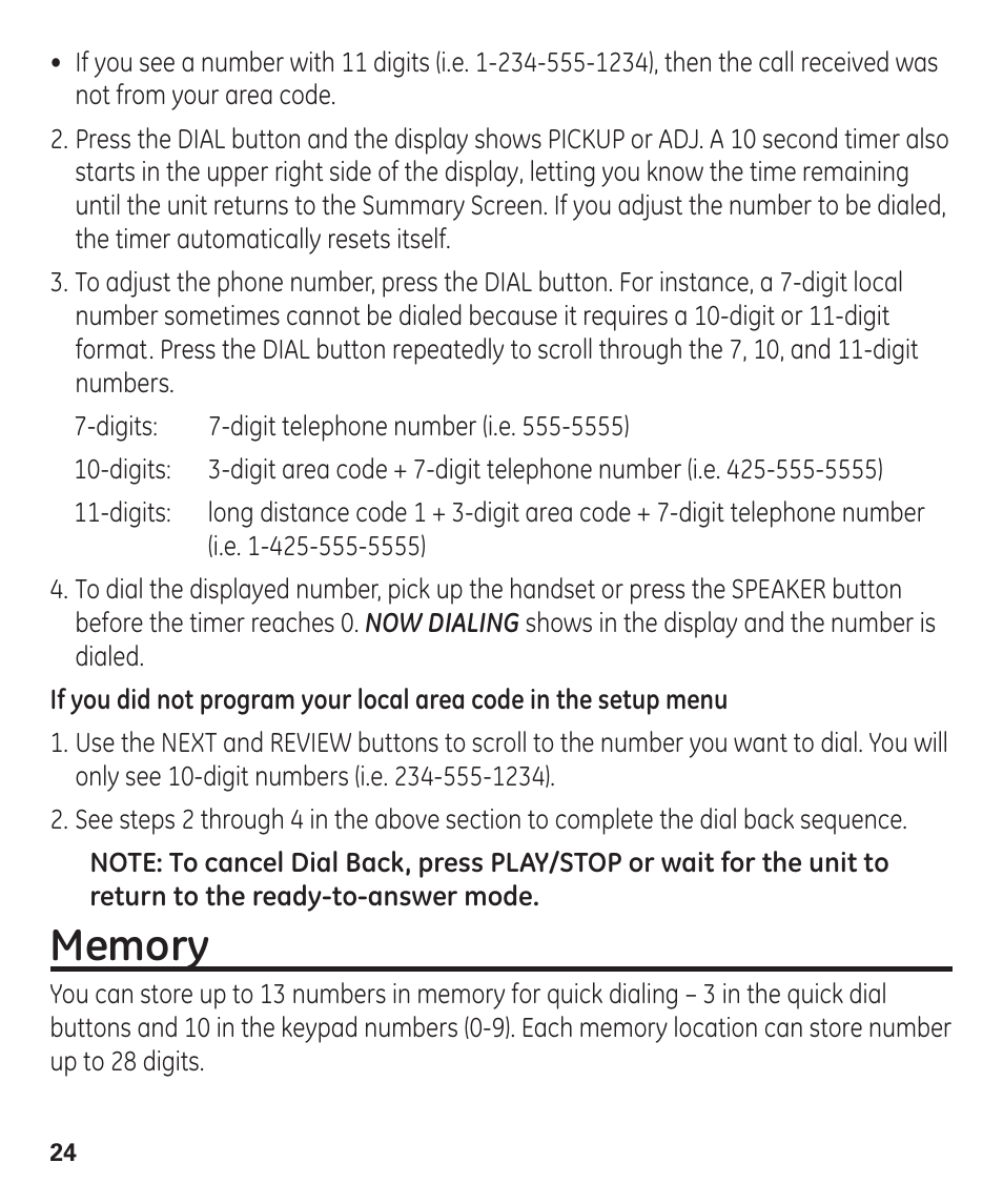 GE 55927740 User Manual | Page 24 / 72