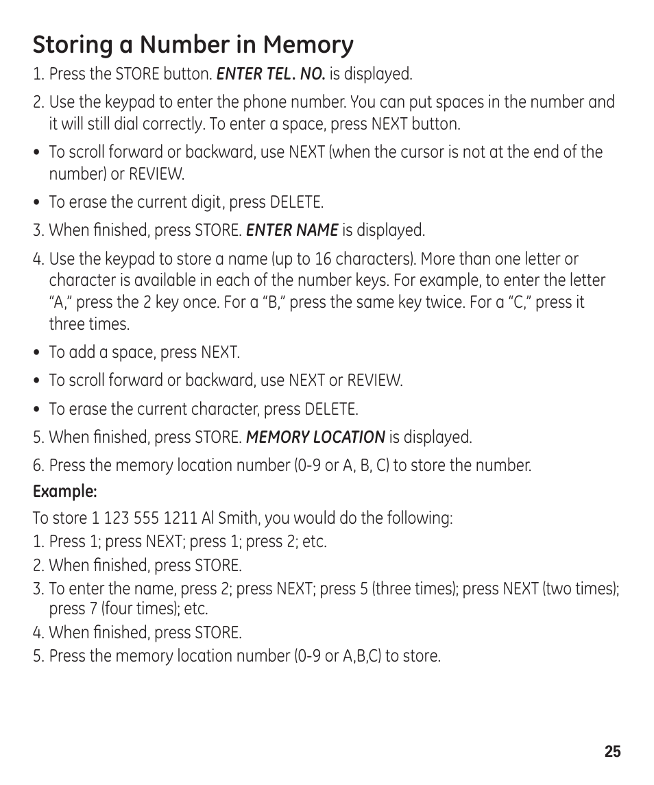 GE 55927740 User Manual | Page 25 / 72