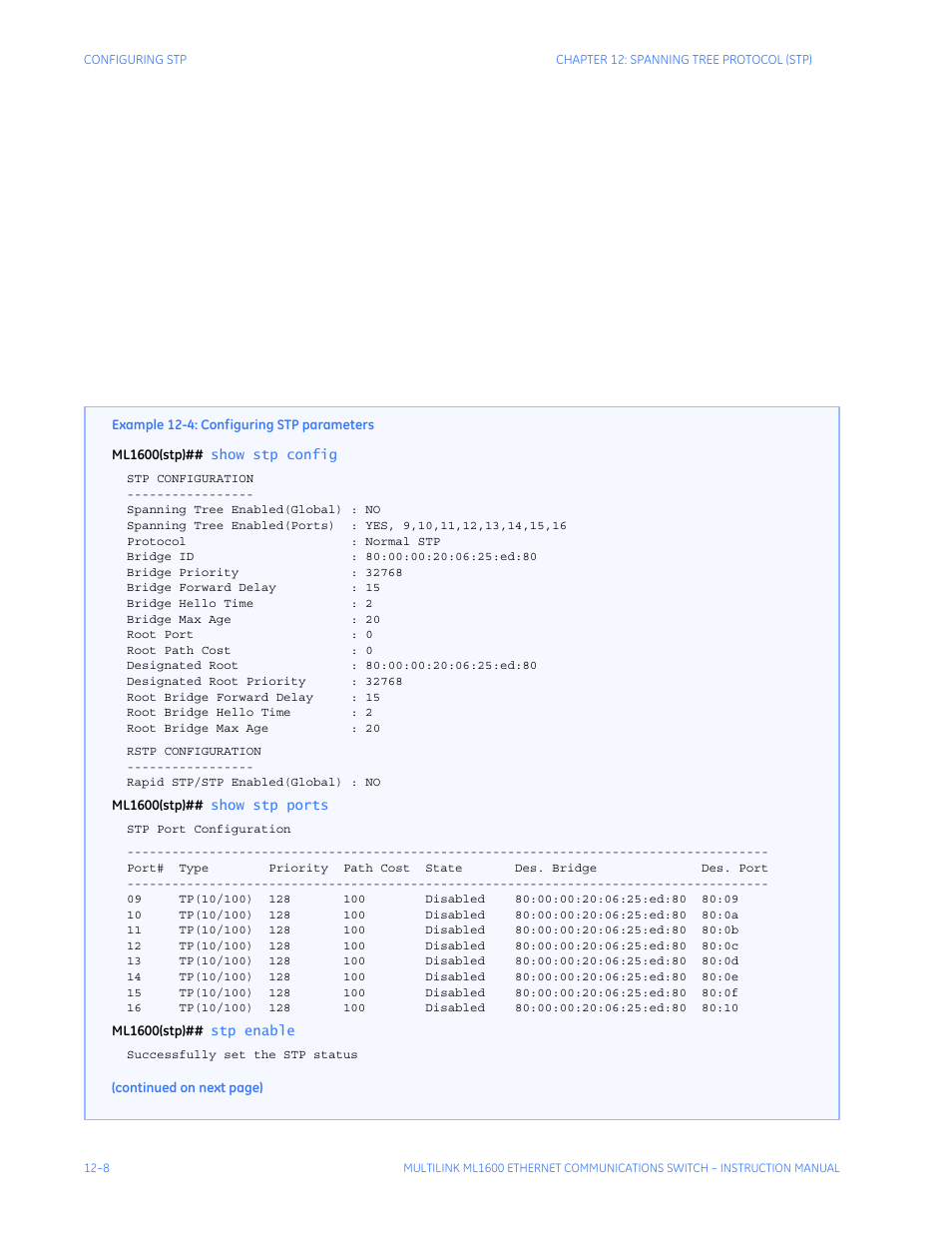 GE ML1600 User Manual | Page 194 / 324
