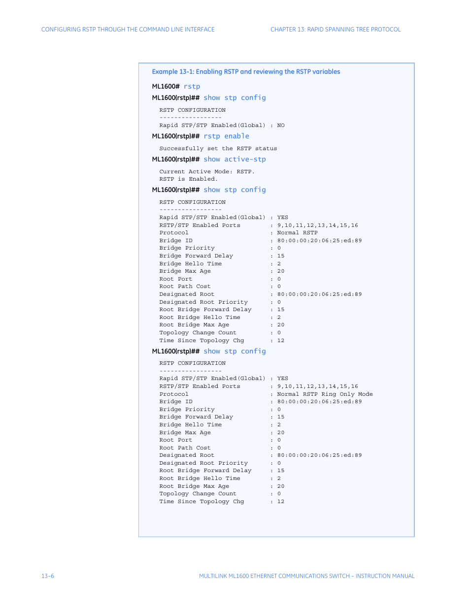 GE ML1600 User Manual | Page 204 / 324