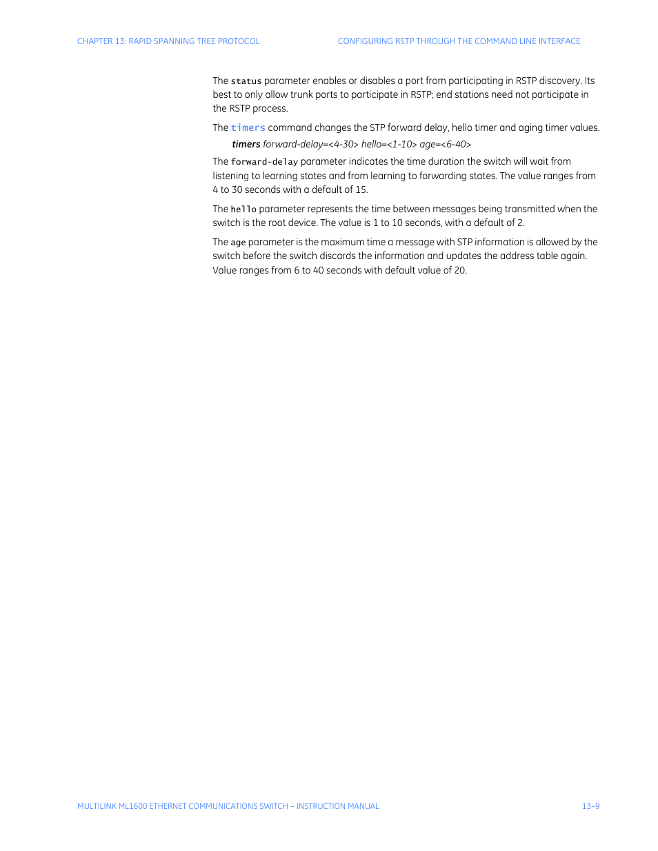 GE ML1600 User Manual | Page 207 / 324