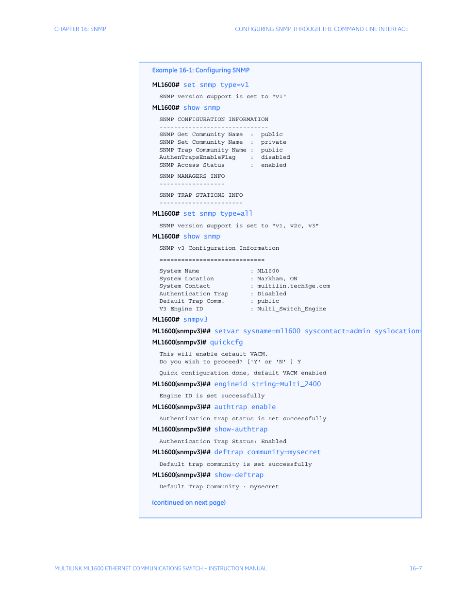 GE ML1600 User Manual | Page 253 / 324