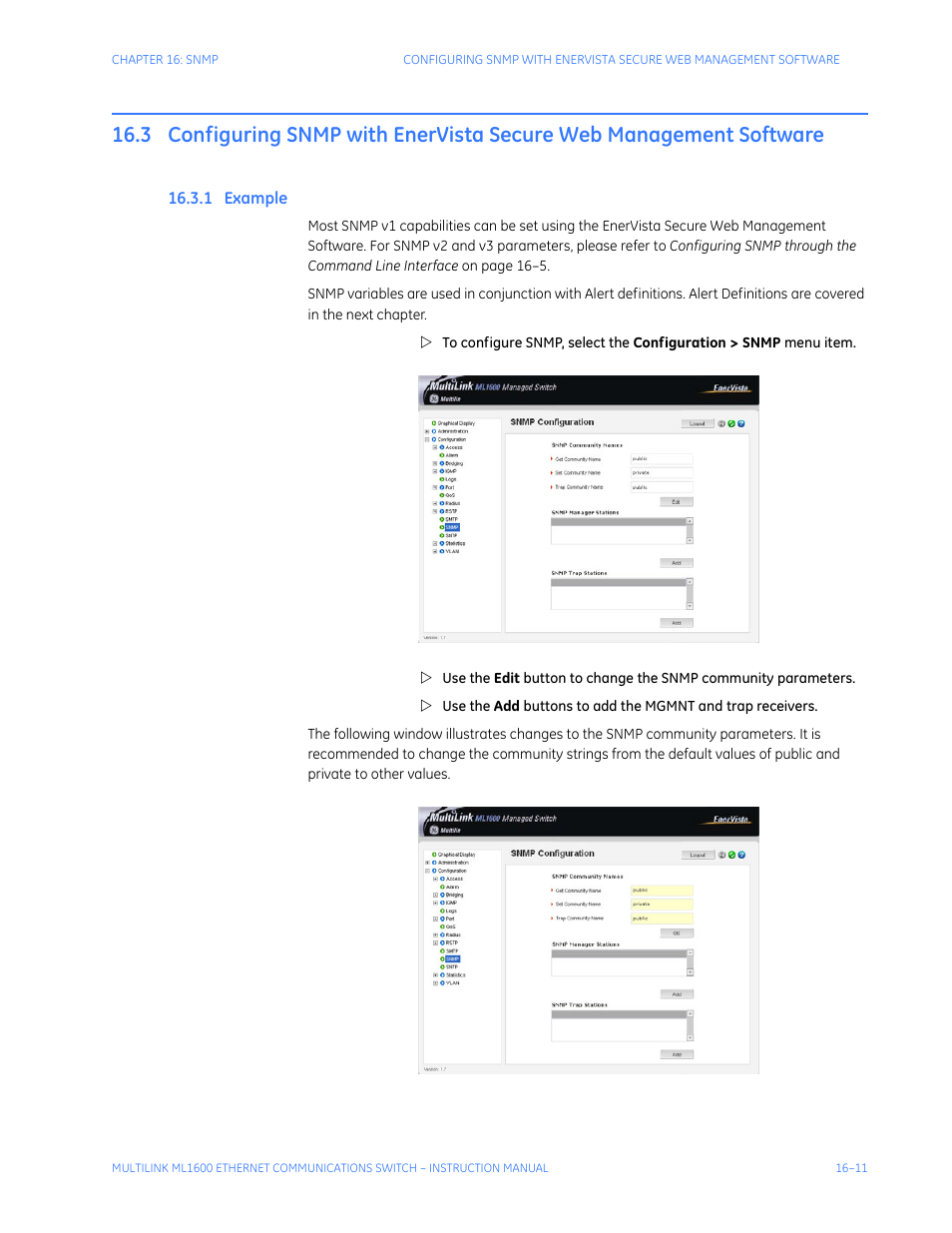 1 example, Software -11, Xample | GE ML1600 User Manual | Page 257 / 324