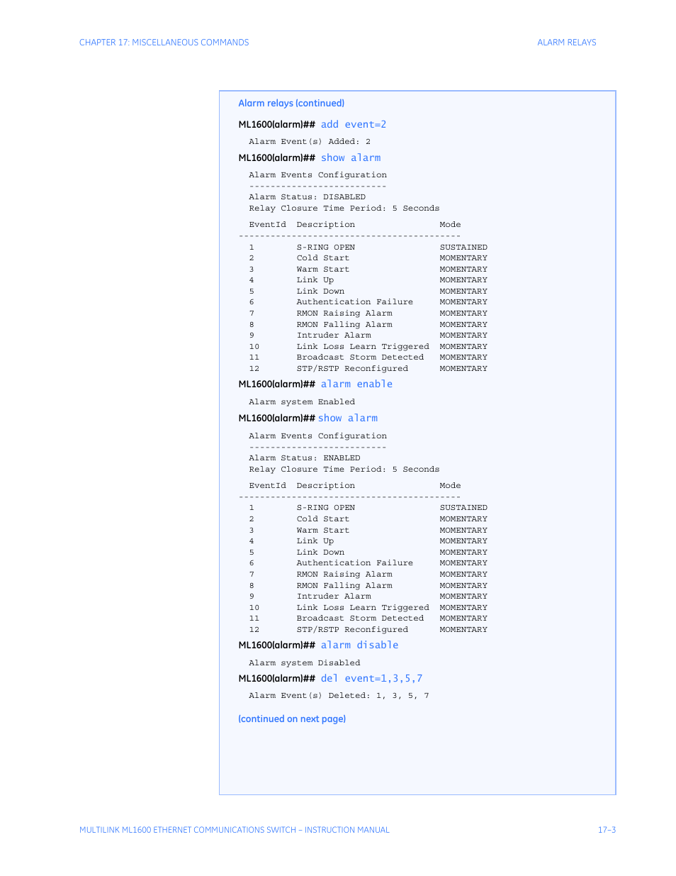 GE ML1600 User Manual | Page 265 / 324