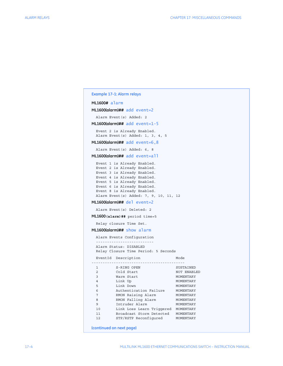 GE ML1600 User Manual | Page 266 / 324