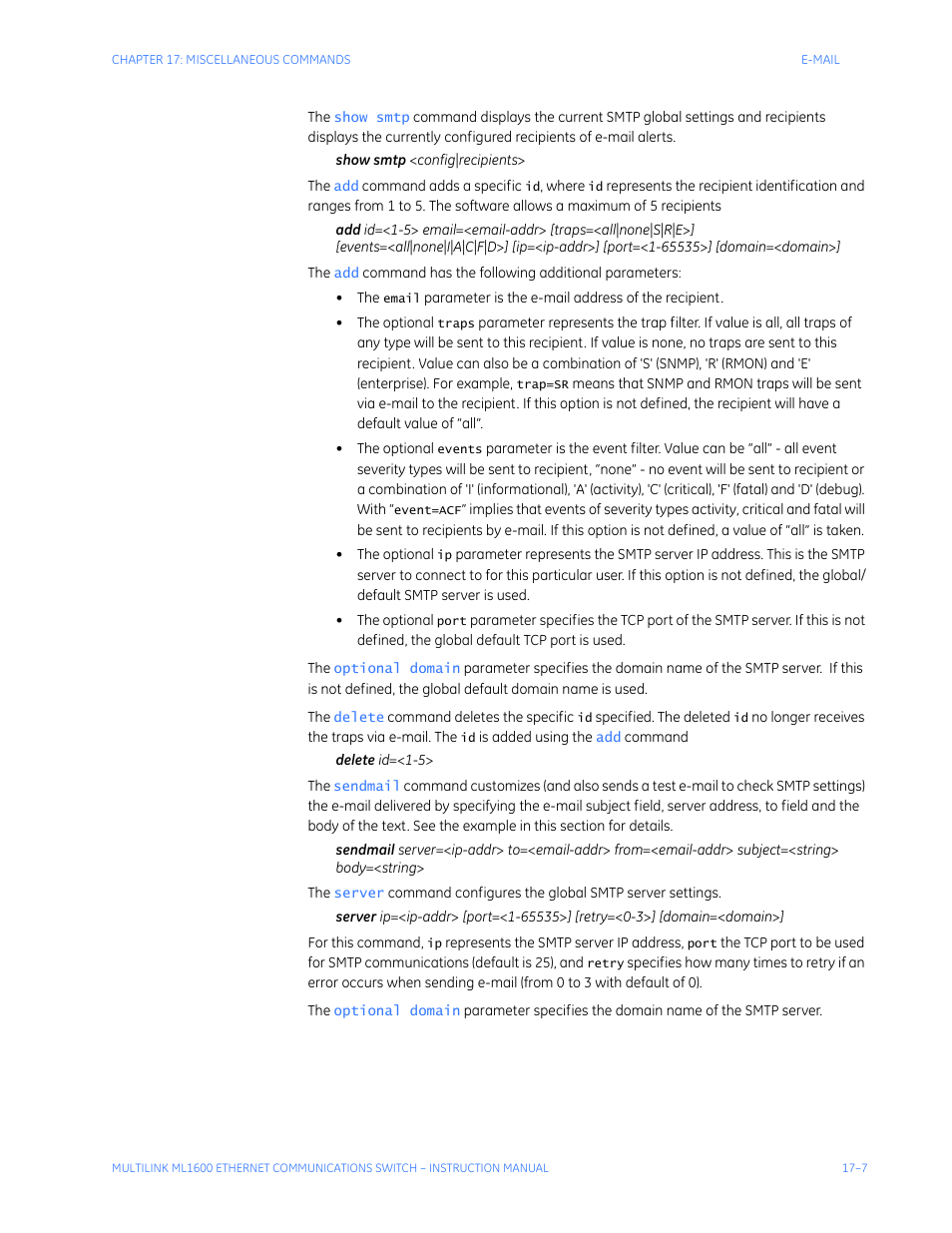 GE ML1600 User Manual | Page 269 / 324