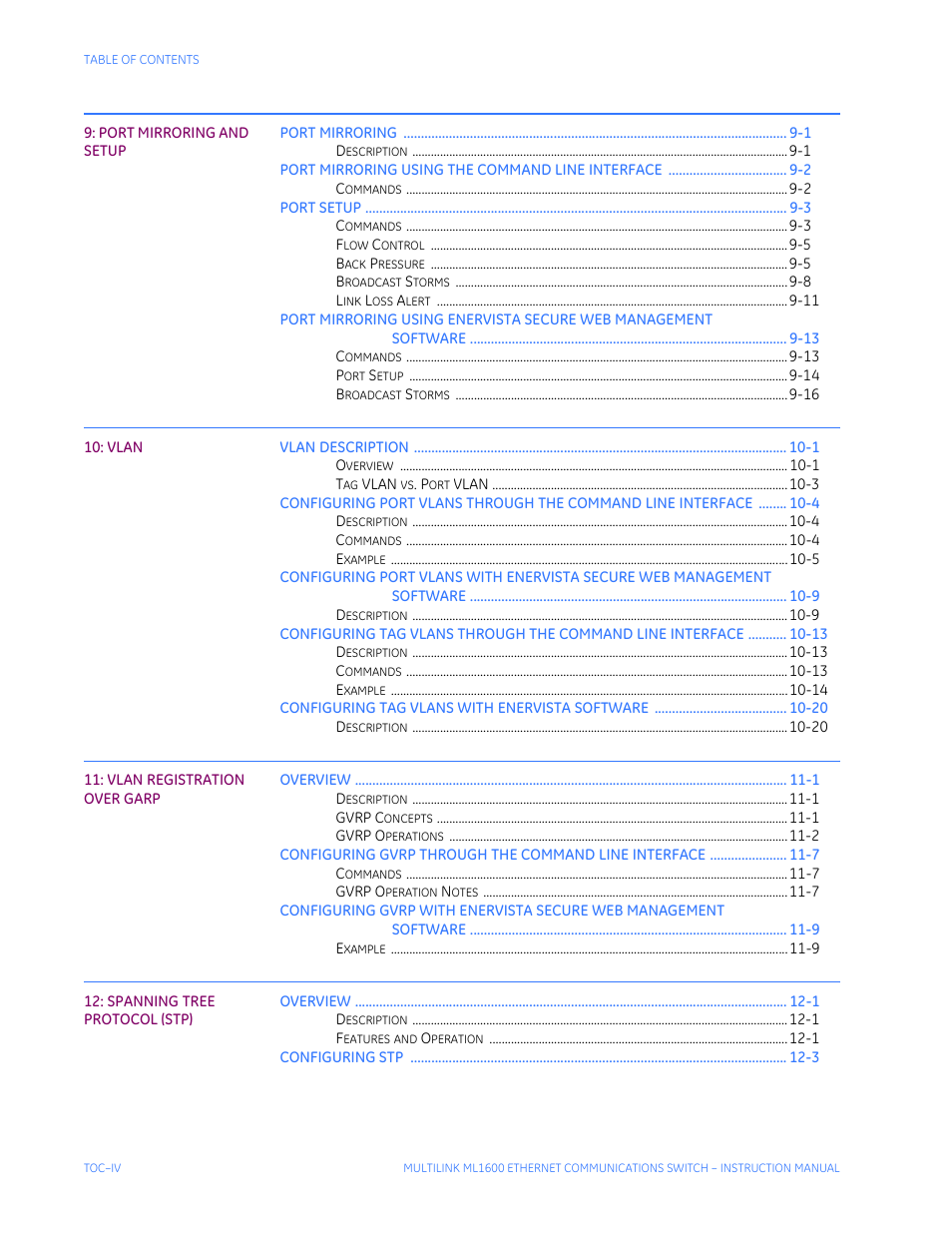 GE ML1600 User Manual | Page 6 / 324