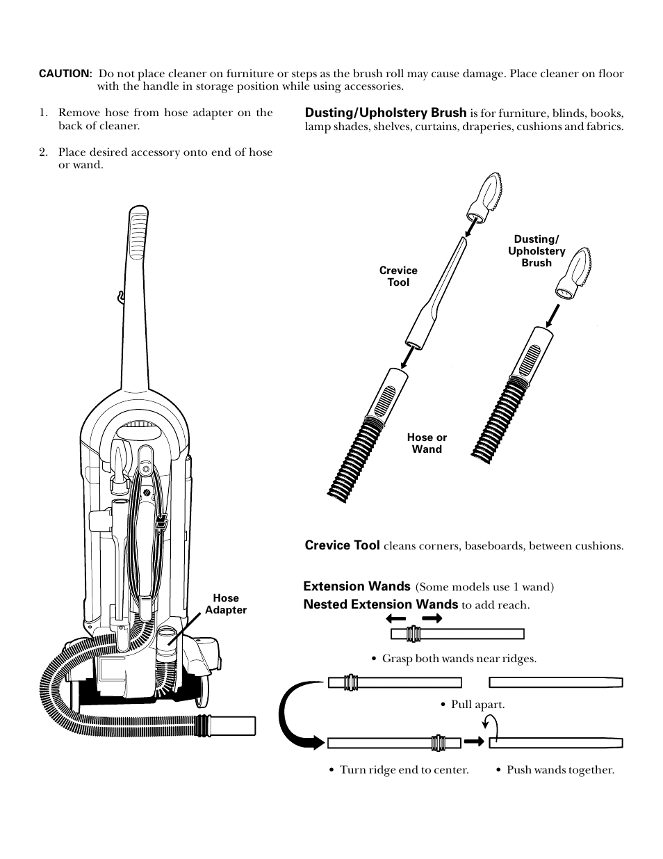 Accessories, How to use accessories | GE 106585 User Manual | Page 8 / 19